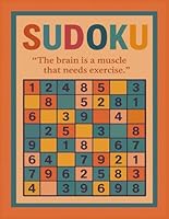 Sudoku: The brain is a muscle that needs exercise B0F5QKMNRD Book Cover