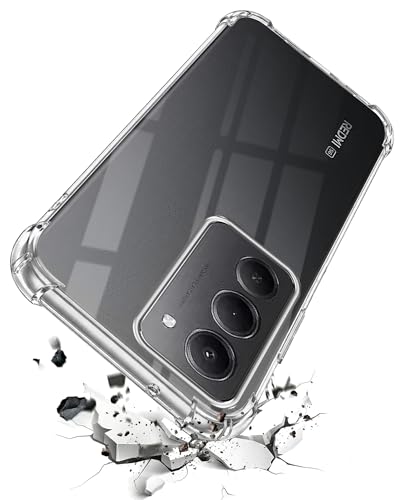 Image of Jkobi Shockproof Crystal-Clear Back Cover for Redmi 15 (Anti Yellow Case | Drop & Camera Protection | Hard Polycarbonate)