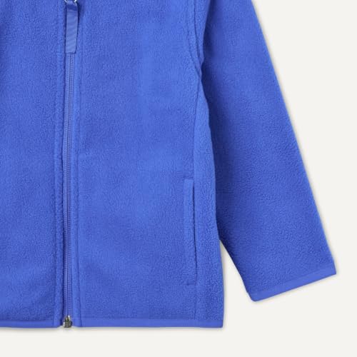 Image of Amazon Essentials Boys and Toddlers' Polar Fleece Full-Zip Hooded Long Sleeve Insulated Coat Jacket