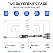 Aywenny [2023 Upgraded 3 Pack USB Type C Retractable Cable Fast Charging 3.3FT, QC 3.0 Sync Data Charger Cord with 3 USB C Port, for Galaxy S22 S21 S20 S10 Note 20, LG，G6 (3 in 1)