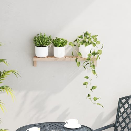 Étagère murale en pin pour optimiser l'espace du bureau et du salon