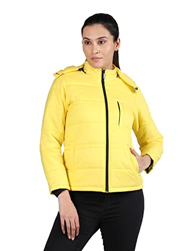 Image of CHKOKKO Women's Winter Quilted Jacket YELLOW 3XL