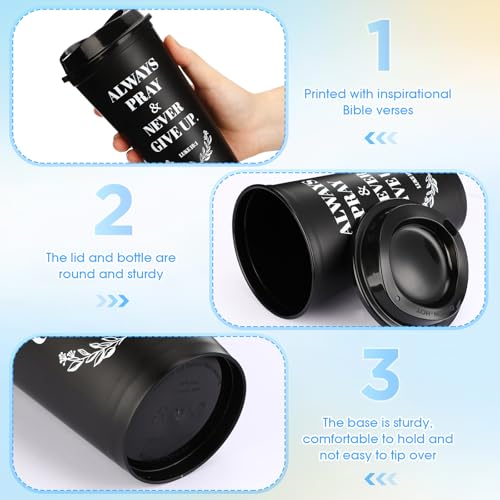 Pack 20 Vasos Plásticos con Tapa 16oz Skylety Negro miniatura 4