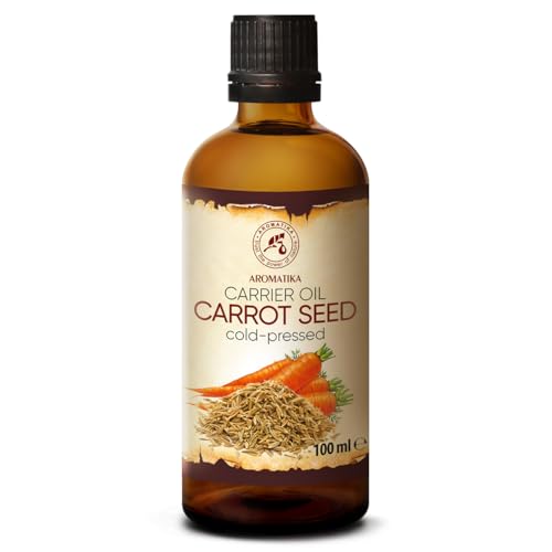 Aceite de Zanahoria 100ml - Puro y Natural - Aceite de Cuidado para La Piel - Cabello - Cuerpo - Beneficios para la Piel - Cuidado Corporal - Carrot Oil
