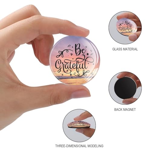 Aimants puissants en verre Be Grateful fixation forte tableau blanc - 3