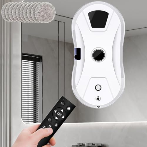 Deshva Highrise Robot Lavacristales, Limpieza Eléctrica De Ventanas, Limpiador De Ventanas, 2800pa Con Cuerda De Seguridad, 10 Paños De Limpieza, Control Remoto, Limpieza Versátil De Ventanas Deshva Highrise Robot Lavacristales, Limpieza Eléctrica De Ventanas, Limpiador De Ventanas, 2800pa Con Cuerda De Seguridad, 10 Paños De Limpieza, Control Remoto, Limpieza Versátil De Ventanas