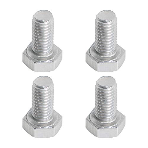Image of M8 x 16mm Hex Head Bolts Screws Grade 5.8 Stainless Steel, Fasteners Fully Machine Threaded SUS304 4 Pcs