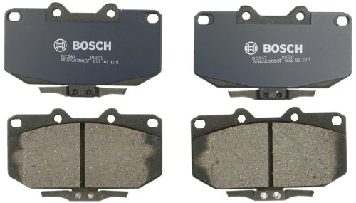 Bosch BC647 QuietCast Premium Ceramic Disc Brake Pad Set For 1994-1996 Nissan 300ZX; Front