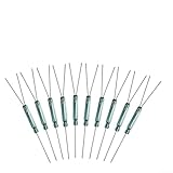 Helilyco 10er-Pack 3-poliger SPDT-Glas-Reed-Schalter, normalerweise offen/geschlossen (N/O N/C), magnetischer Induktionsschalter für IoT-Projekte, 14 x 2 mm