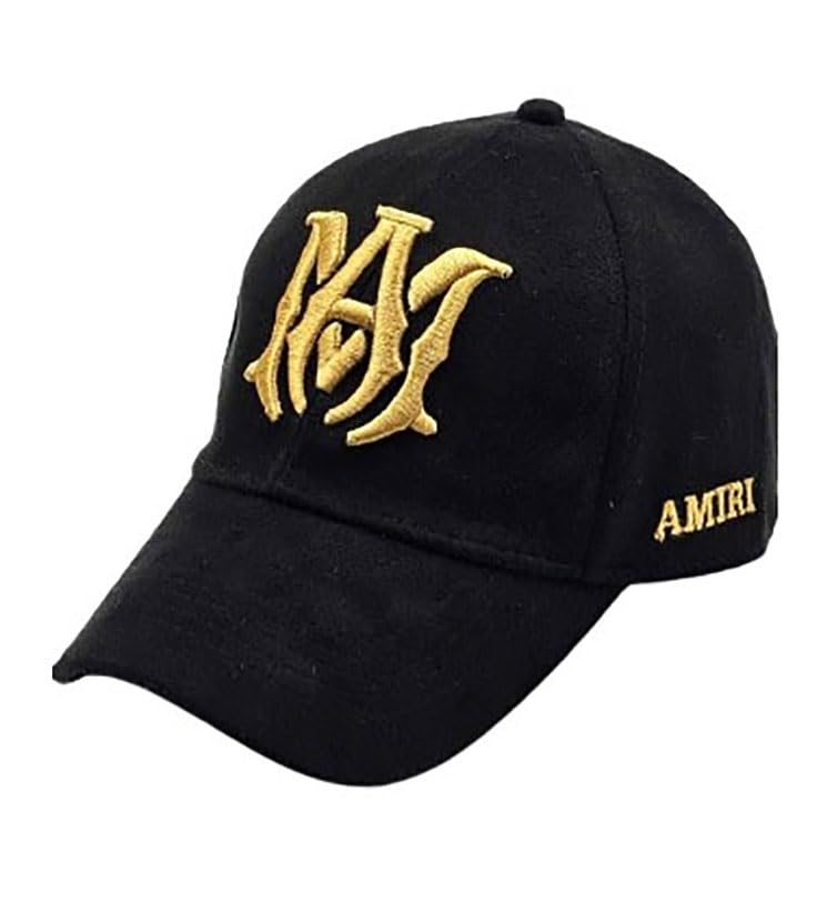 Cron Suede Amiri Base Ball Cap for Men, Boys,Girls & Women Adjustable Buckle Unisex Caps (Pack of 1)