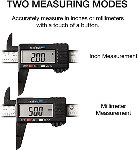 Neiko 01417A 6” Digital Caliper | Electronic Measuring Tool | Range Of 0-6”Or 0-150Mm | Inch And Millimeters | Large Lcd Display | External And Internal Measuring Jaw | Zero Setting And Auto Off #TOP1