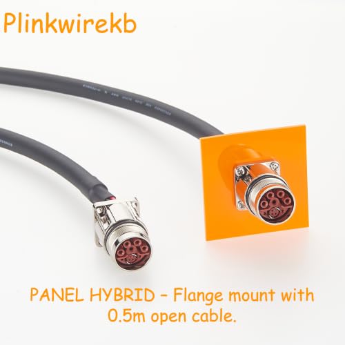 Conector híbrido M23 para datos y energía: evite interferencias en montaje de paneles 2