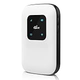 Karbor 4G-Mobile-WLAN-Router (300 Mbit/s Download / 50 Mbit/s Upload) | Tragbarer WLAN-Hotspot mit 2100 mAh Akku | Bis zu 10 Geräte verbinden | Kompatibel mit Allen europäischen SIM-Karten