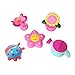 NUOBESTY 5Pcs Bad Spielzeug Badewanne Squeeze Spielzeug Angeln Schwimmspielzeug Wasser Bad Pool Spaß Spielzeug Kinder Bad Zeit Spielset für Kleinkinder Jungen Mädchen