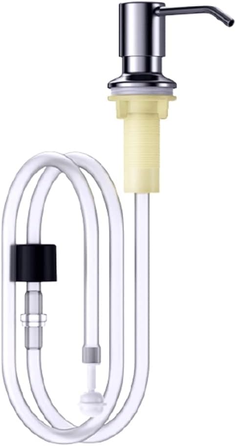 Extractor Press-Type Soap Dispenser Stainless Steel Soap Pump Dish Soap Dispenser for Kitchen Sink Liquid Dispenser with Extension Tube Soap Pump (Color : Type A)