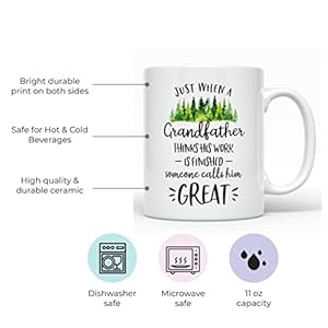 Youniquedesignsgreatgrandpaannouncementmug11ouncespregnancyannouncementgreatgrandparentsgiftwhite Urban Country Home Decor Younique designs great grandpa announcement mug 11 ounces pregnancy announcement great grandparents gift white urban country home decor