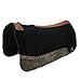 Southwestern Equine OrthoRide All Purpose Rider Saddle Pad (32 x 31, Black with Dessert Rose)