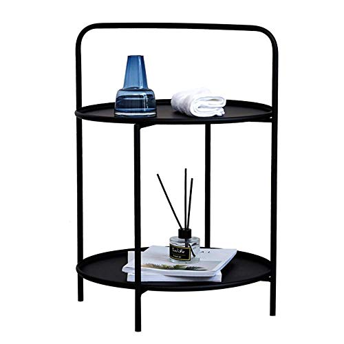 Carl Artbay Home&Selected Furniture/End Table 2-Tier Metal Sofa Side T