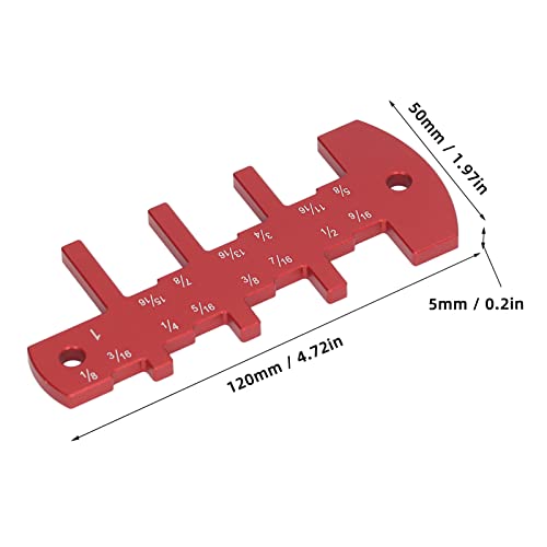Router Depth Gauge, Table Saw Depth Gauge Height Limit Gauge Clarity Depth Gauge for Router and