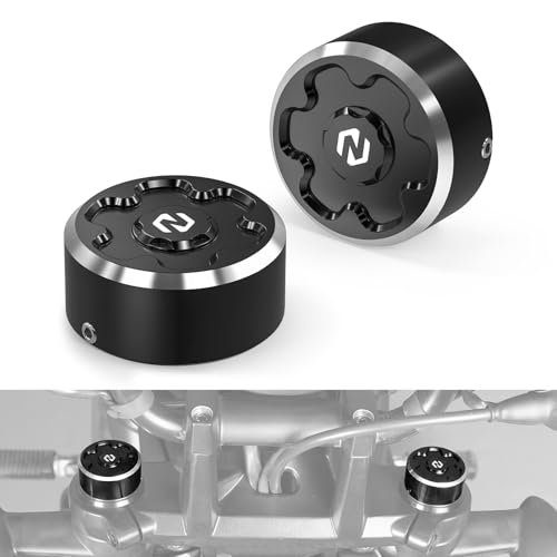 Cubiertas de horquilla superior NICECNC de aluminio negro para Harley Sportster S RH1250S