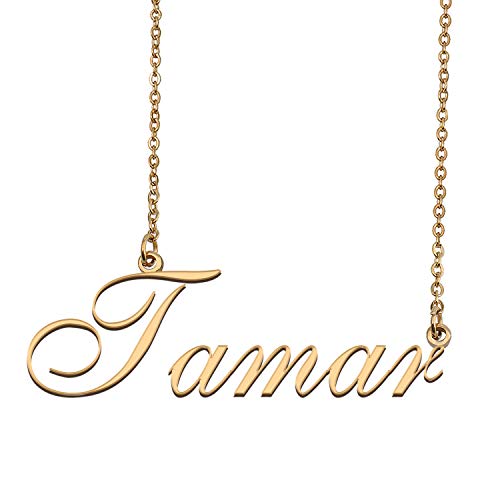 HUAN XUN Customized Charm Pendant Jewelry Any Name Necklace for Grandmother Tamar