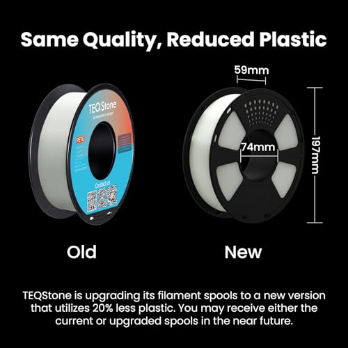 Image of Glow in The Dark PLA Filament 1.75mm Rainbow (Multicolor) 1KG, Color Changes Per 10-13m, Diameter + /- 0.03mm, Neatly Wound Spool, Vacuum Packaging
