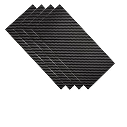 Fibre de carbone 200x400mm panneau 5mm twill mat anti-torsion pour châssis drone