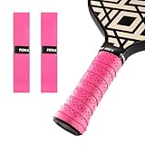Pickle Grips Pickleball Paddle Grip Tape by YALLA - Overgrip Grip Wrap for Pickleball Racket - Moisture Wicking Paddle Grip Wrap (2 Pack) (Pink)