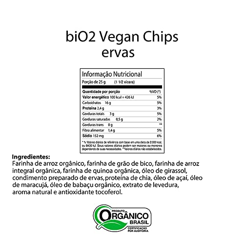 Vegan Chips Ervas Bio2 40 g
