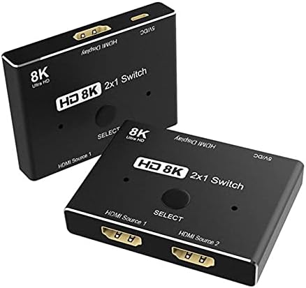 Amazon | CABLEDECONN HDMI 2.1 切替器ウルトラHD 8K 高速 48Gbps 指向