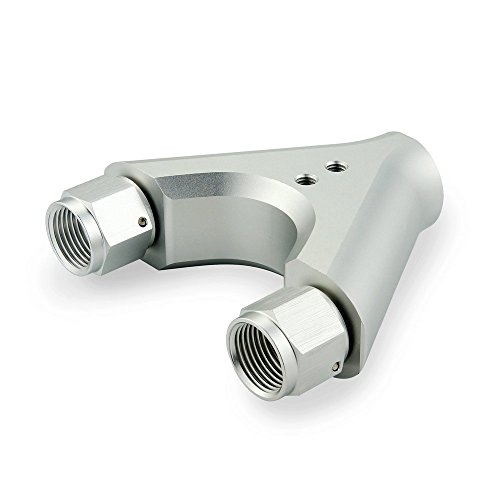Heinmo 3L Universal 044 Aluminum Alloy Y Block Bracket Fit Dual Fuel Pump Fuel Surge Tank #TOP5
