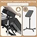 ABTSalon Electric Tattoo Chair Bed Esthetician Motorised Height Adjustment Facial Bed for Client, Professional Beauty Spa Chair Massage Table for Lash Extensions