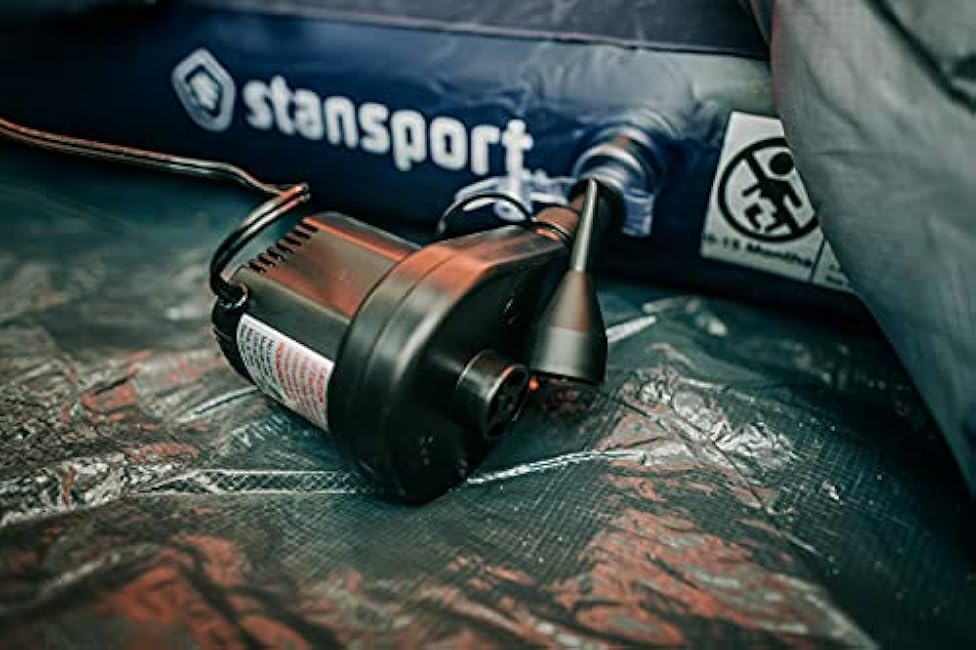 Stansport High Volume Electrical Air Pump (439),Black
