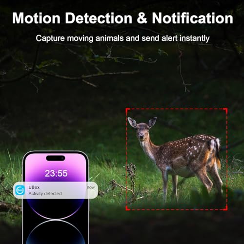 image for MOJUMORE 4G Cellular Trail Cameras, Game Camera with 360° Full View, 