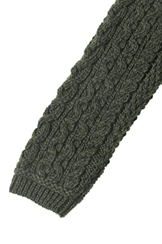 Aran Crafts Women's Irish Cable Knitted Wool Side Zip Cardigan (Z4630-Med-Agre) Army Green #TOP4