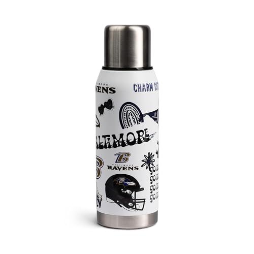 The Memory Company Officially Licensed NFL - Baltimore Ravens 34oz Team Spirit Insulated Bottle