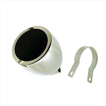 MARINE CITY 316 Stainless Steel Strong Durable Gloss Polished Finish Sport Boat Knob Wheel-Spinning Ball-Bearing Knob for Steering Wheel Marine Yacht Kayak Marine Boat Caravan with Cap