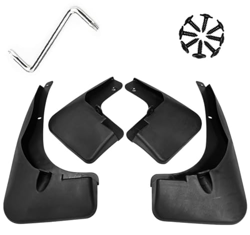 Image of Mud Flaps Mud Guards Fit for 2013-2015 Toyota RAV4, Front & Rear Mud Splash Guards Accessories - 4 Pc, Black