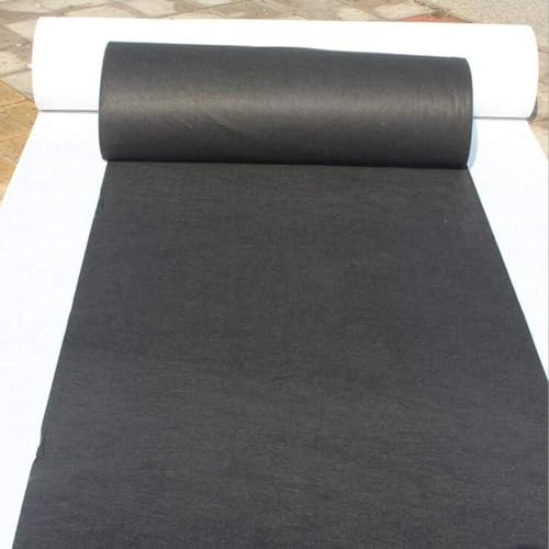 Alfombra de ceremonia para pasillo de boda negra multiusos de 30m 3