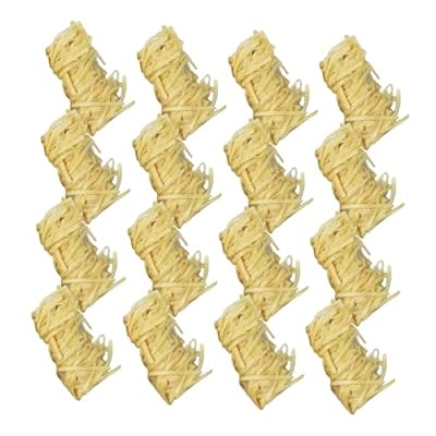 TINEASUR 32pcs Natural Wood Firelighters for Camping BBQ Easy Spark Waterproof Outdoor Firelighters for Campfires