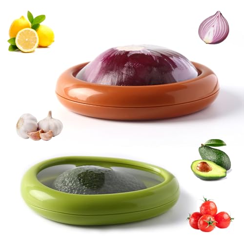 Yejahy 2 Unidades De Frutas-Hortalizas Reutilizables, Contenedores De Almacenamiento De Alimentos Para Keep Fresh Vegetable Verde, Marrón Yejahy 2 Unidades De Frutas-Hortalizas Reutilizables, Contenedores De Almacenamiento De Alimentos Para Keep Fresh Vegetable Verde, Marrón