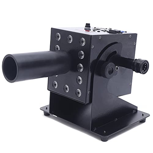 Máquina de humo para escenario Gdrasuya10, cañón de niebla CO2 de 110 V y 250 W con luces LED multicolor, control DMX y manual, 9 canales, para discotecas, DJ y eventos miniatura 6