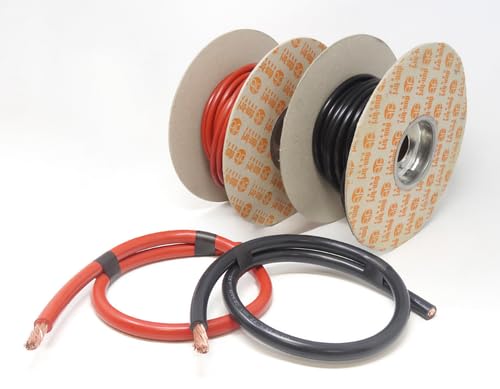 DBG Hi-Flex PVC Battery Cable | 20mm² Pure Copper Core | 4 AWG | Flexible Power Wire | Rated 135A | High-Strand Count for Maximum Flexibility | Red & Black Options (Red, 3 Metre)