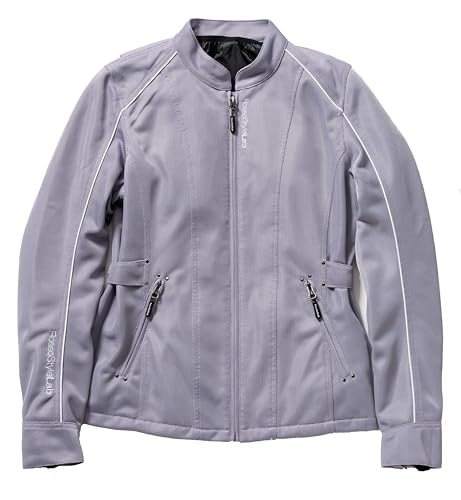 Rosso StyleLab ライダース メッシュジャケット バイク 春夏用 L レディースバイク用カジュアル 蒸れにくい プロテクター 軽い
