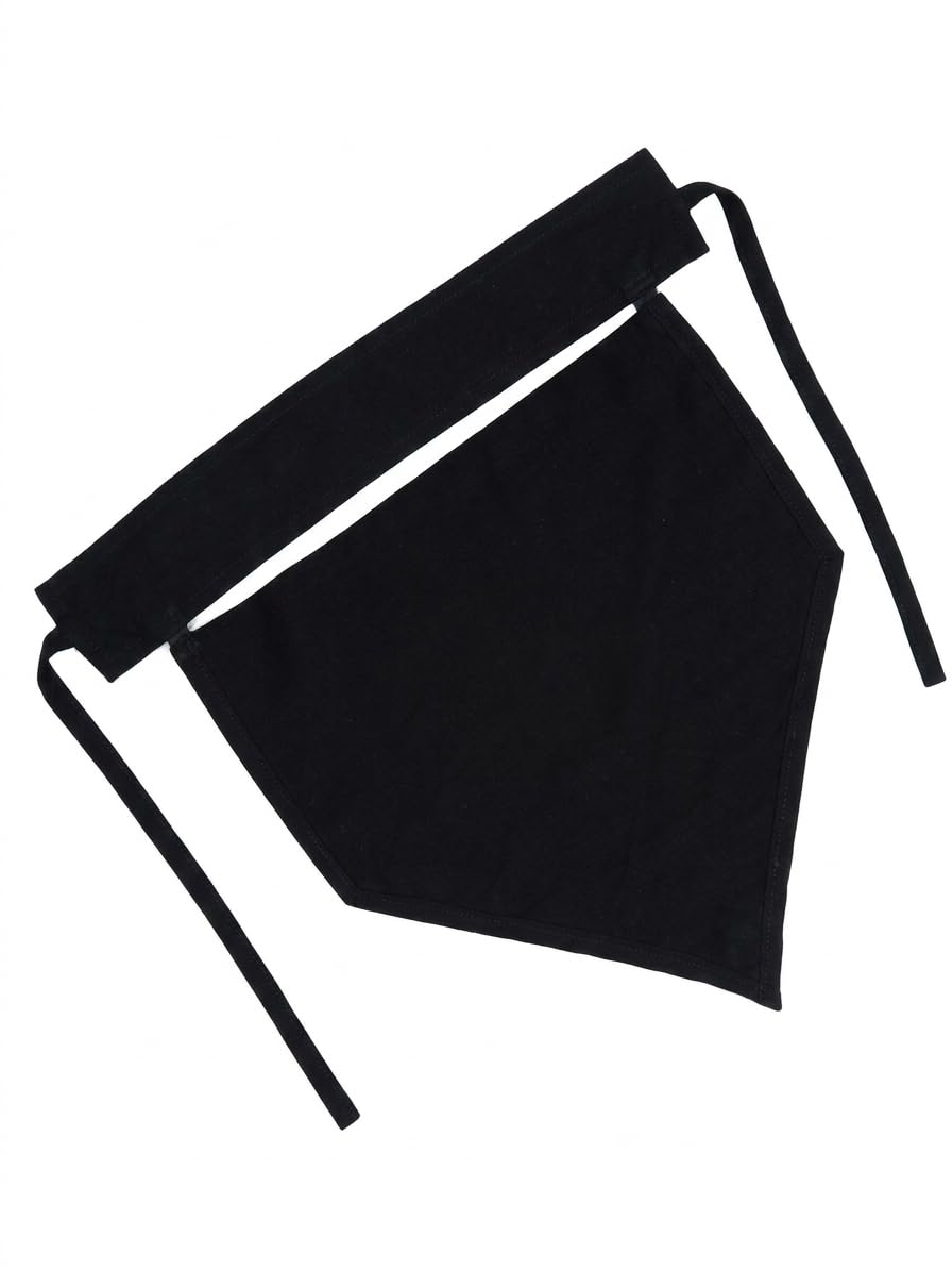 Black Cotton Niqab for Women, Soft Breathable Face Veil, Adjustable Tie-Back Islamic Cover, Daily Wear-image-39