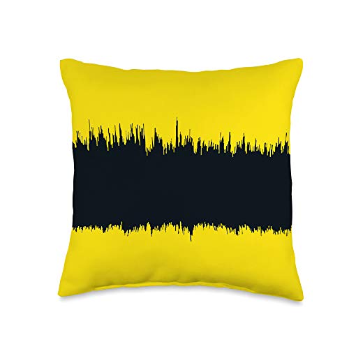 bright yellow pillows