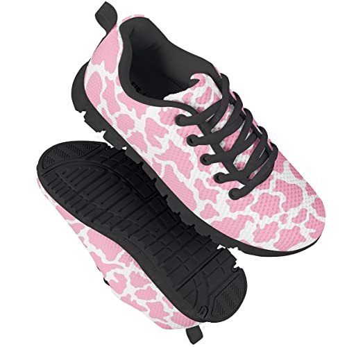 AmzPrint Watermelon Print Lightweight Non Slip Unisex-Child Cute Run Sneakers for Sport Lace Up Flat Girls Size 4 Sneakers4