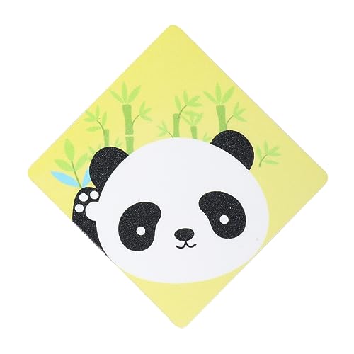 HOLIDYOYO 6Pcs Cartoon Slip Bathtub Stickers Self Adhesive Bathroom Decals for Safety Peva Slip Prevention Stickers Panda Design for Home Use