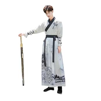Amazon.co.jp: 【漢唐古風】男性 漢服 メンズ 団体服 虎柄