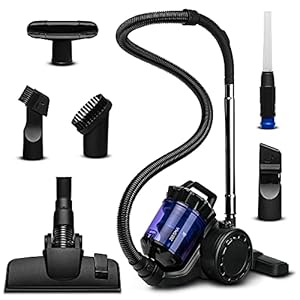 Zeegma Zonder Base Staubsauger beutellos Zyklon Staubsauger, hohe Saugleistung, 2 HEPA H13 und waschbare Filter…